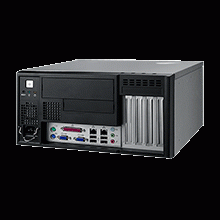 IPC-5120-25D Chassis PC format Tour pour PC industriel avec carte mère mATX connectique façade avant alimentation 250W