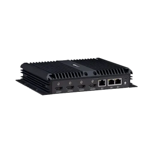 NISE70-T04 PC Fanless compact avec Intel® Core™ i5 1145G7E, 4 HDMI, 3 x LAN, 4 x USB (-10°C à 60°C)