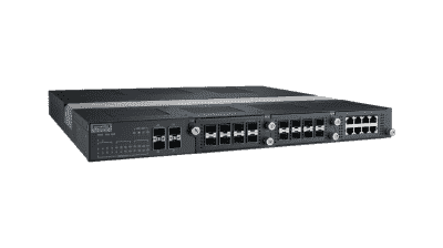EKI-8528-4XFL-A Switch ethernet L2 avec 4 SFP et jusqu'à 24 x 10/100/1000 Mbps ports ethernets (Ports en option) Administrable