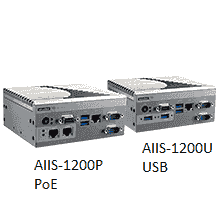 AIIS-1200U-S6A1E PC industriel pour application de vision, N3160 1.6G, 2 USB3.0, 1 LAN, 4 USB3.0, 2 COM,DIO