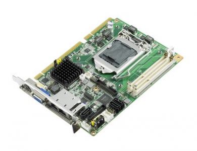 Carte mère industrielle demi-longueur bus PCI/PCIE, PICMG 1.3 H/S SBC, H61, 2GbE, 2 display