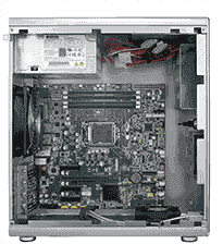 HPC-5000-50ZXE Petit châssis industriel tour 500W pour carte mère microATX/Mini-ITX