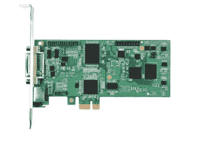 DVP-7013HE Carte industrielle d'acquisition vidéo, 1ch DVI/YPbPr/S-video/composite PCIe-L SW card