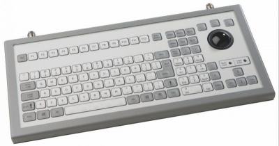 KBMT106S49USB Clavier trackball 38mm à poser sur table 106 touches IP65 USB GE