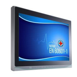 MPC153-834 Panel PC 15"16:9 résistif WXGA TFT fanless à destination du médical avec processeur Intel Celeron N3060