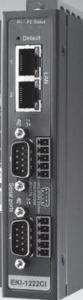 Passerelle série Modbus 2 ports ethernet 2 ports COM format DB9 et 2 borniers à vis