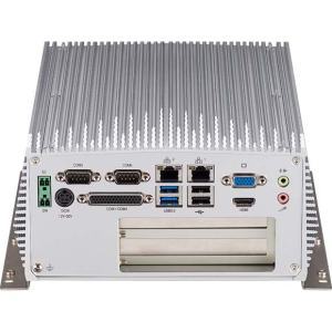 NISE3600CE2 PC Fanless 6/7/8/9th génération, VGA, HDMI, 2xLAN, 6xUSB, 6xCOM, 2x PCIe x4 windows 7 et 10