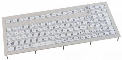 KST102F49USB Clavier compact à encastrer i02 touches à course courte sans dispositif de pointage IP67 USB GE