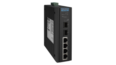 EKI-2706G-2FPI-A Switch Rail DIN industriel 4 ports 1GB PoE + 2GB SFP non managé