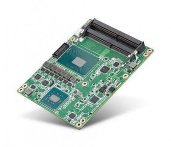 Carte industrielle COM Express Basic pour informatique embarquée, Intel i3-6102E 1.9GHz 25W 2C COMe Basic non-ECC