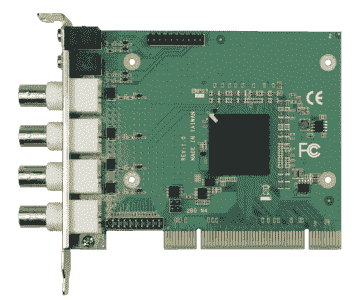 Carte industrielle d'acquisition vidéo, PCI 4CH H.264 HW COMPRESSION VIDEO CARD