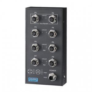 Switch Rail DIN ferroviaire EN50155 8 ports M12 POE