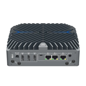 IOT-BOX-I14 PC Fanless puissant avec Intel Core Ultra CPU 14th Gen 3 x HDMI, Type-C, 3x LAN, 2 x COM, 4 x USB et NPU
