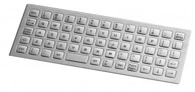 DGI64Q12R Clavier inox 64 touches format carrées 12.5mm montage par l'arrière