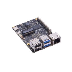 KIWI310-J2C-H Carte SBC 1.83 avec processeur Intel Celeron N3350, micro HDMI, 1 port LAN Gb, 2 ports USB 3.2 et 40 x GPIO, 4GB/64GB