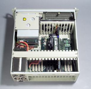 IPC-610MB-00HD Chassis rack 4U compatible carte mère avec alarme en façade avant, sans alimentation