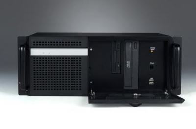 IPC-619BP-00XE Châssis 4U 400W noir faible profondeur (429mm) pour PC rack 19" PICMG1.0 et 1.3