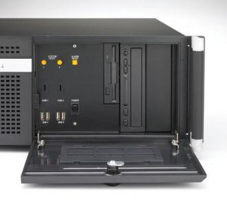 Châssis silencieux 4U pour PC rack 19" à carte mère ATX/MATX/CEB/EEB