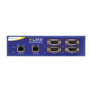 Convertisseur ethernet série, (1) RJ45 (1) MM SC ETN,(4)DB9 232/422/485