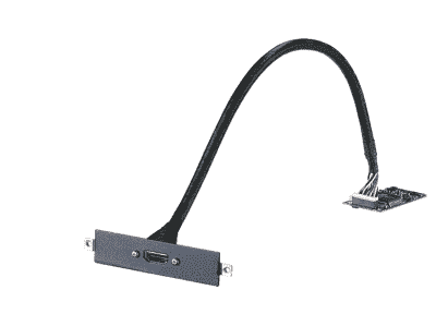 MOS-4140H-Y1101 Module d'extension pour PC industriel fanless, DVP-7016HE_HDMI cable_iDoor bracket