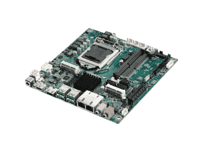 Carte mère industrielle, miniITX LGA1151 DP/HDMI/PCIex4/1GbE/2COM,RoHS