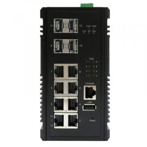 ISGPOEMT804G Switch PoE+ Gigabit 8 ports + 4 SFP