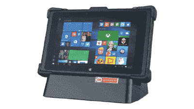 Tablette durcie 8" IP 65 avec Windows10 , batterie échangeable et Intel Atom
