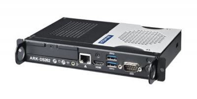 ARK-DS262GF-U2A1E PC industriel pour affichage dynamique, ARK-DS262, CLRN 1020E, 500G HDD, 2G RAM