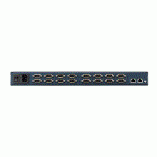 EKI-1526I-CE Passerelle industrielle série ethernet, 16-port RS-232/422/485 Serial Device Server W/T