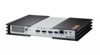 ARK-DS762GQ-U3A1E PC industriel pour affichage dynamique, DS762, i7, 4G RAM, 500G HDD, WES7P w SPro