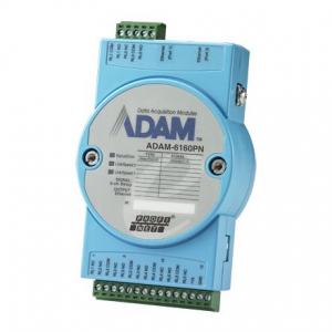 ADAM-6160PN-AE Module ADAM Entrée/Sortie sur bus de terrain, 6 canaux Relay PROFINET