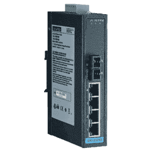 EKI-2525S-AE Switch Rail DIN industriel 4 ports + 1 FX Fibre Single mode