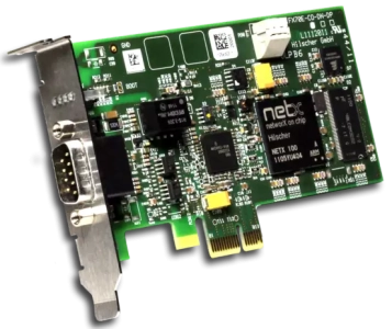 Carte PC PCI Express low-profile avec NVRAM - CANopen