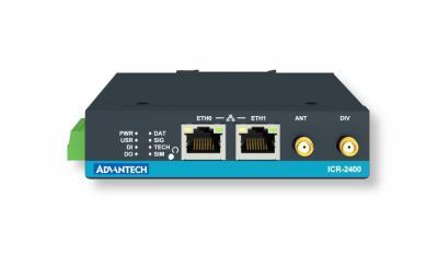 ICR-2431 Routeur 4G industriel 2xSIM et 2xRJ45 +  1× RS232, 1× RS485 + 1 DI et 1 DO