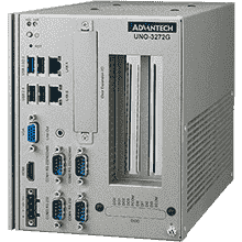 UNO-3272G-J021AE PC Fanless pour automastime avec Intel Celeron J1900, 2 x PCI(e), 2 x LAN, 1 mPCIe, 1 x HDMI, 1 x VGA