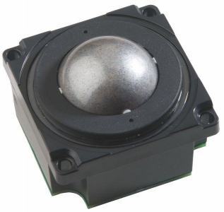 X38-76021D Trackball industrielle laser 38mm de diamètre Bague amovible, combo PS/2 & USB Etanchéité: IP68