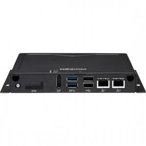 NISE51 Mini PC Fanless avec Celeron DP, 4 x USB, 2 x LAN et 3 x COM