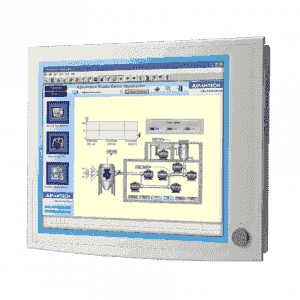 Ecran 19" encastrable industriel tactile résistif VGA + DVI