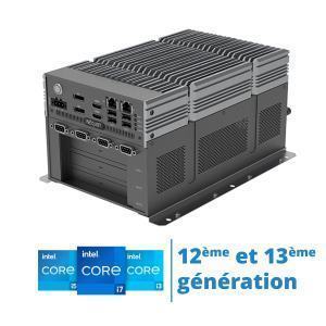 PC fanless IA puissant équipé d'un processeur Intel Core i3,i5,i7 de 12eme ou 13eme génération
