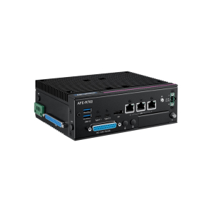 AFE-R760-Q8A1 PC fanless IA avec un processeur Intel Core Ultra 5 ou 7, CPU/GPU et NPU 32 TOPS rail DIN ou fixation murale