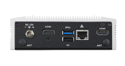 ARK-1123H-U0A4 PC Fanless compact Intel J1900, 2 x HDMI, 2 x LAN, 3 x USB, 1 x COM -20 ~ 60°C