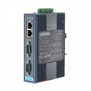 EKI-1522-BE Passerelle industrielle série ethernet, 2-port RS-232/422/485 Serial Device Server