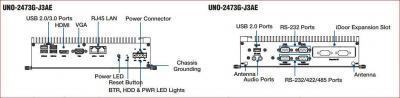 UNO-2473-W10-IOT PC Fanless à processeur Atom QuadCore avec Windows 10 IOT sur disque SSD 120G0