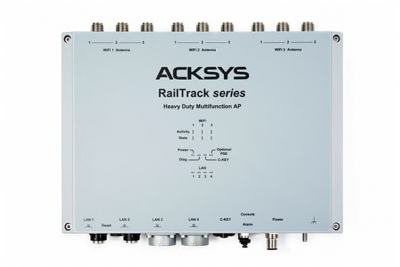 RailTrack Point d’accès WiFi 802.11ac durci et répéteur backbone pour infrastructures ferroviaires