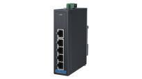 Switch ethernet Rail Din 5 ports 10/100Mbps -40°C ~ 75°C