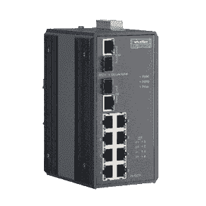 EKI-7629CP-AE Switch Rail DIN industriel 8 ports POE + 2 Combo Gigabits non managé