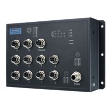 Switch ethernet EN50155 avec 10 ports gigabit au format M12 - Administrable