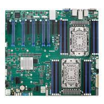 Carte mère serveur Dual Xeon Scalable, 4TB de DDR5, 5 x PCIe, 9 x SATA3, 2 x USB 3.2, 4 x LAN +  IPMI