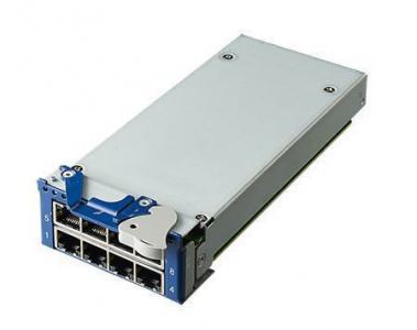 NMC-0806-000110E Carte Mezzanine réseau, 8 ports GbE module by RJ45 w/ALBP Latch