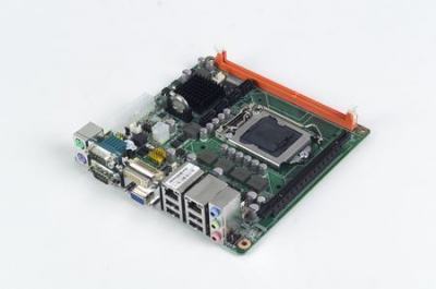 AIMB-280QG2-00A1E Carte mère industrielle, LGA1156 miniITX VGA/DVI/PCIe/2GbE/ 2COM/Q57